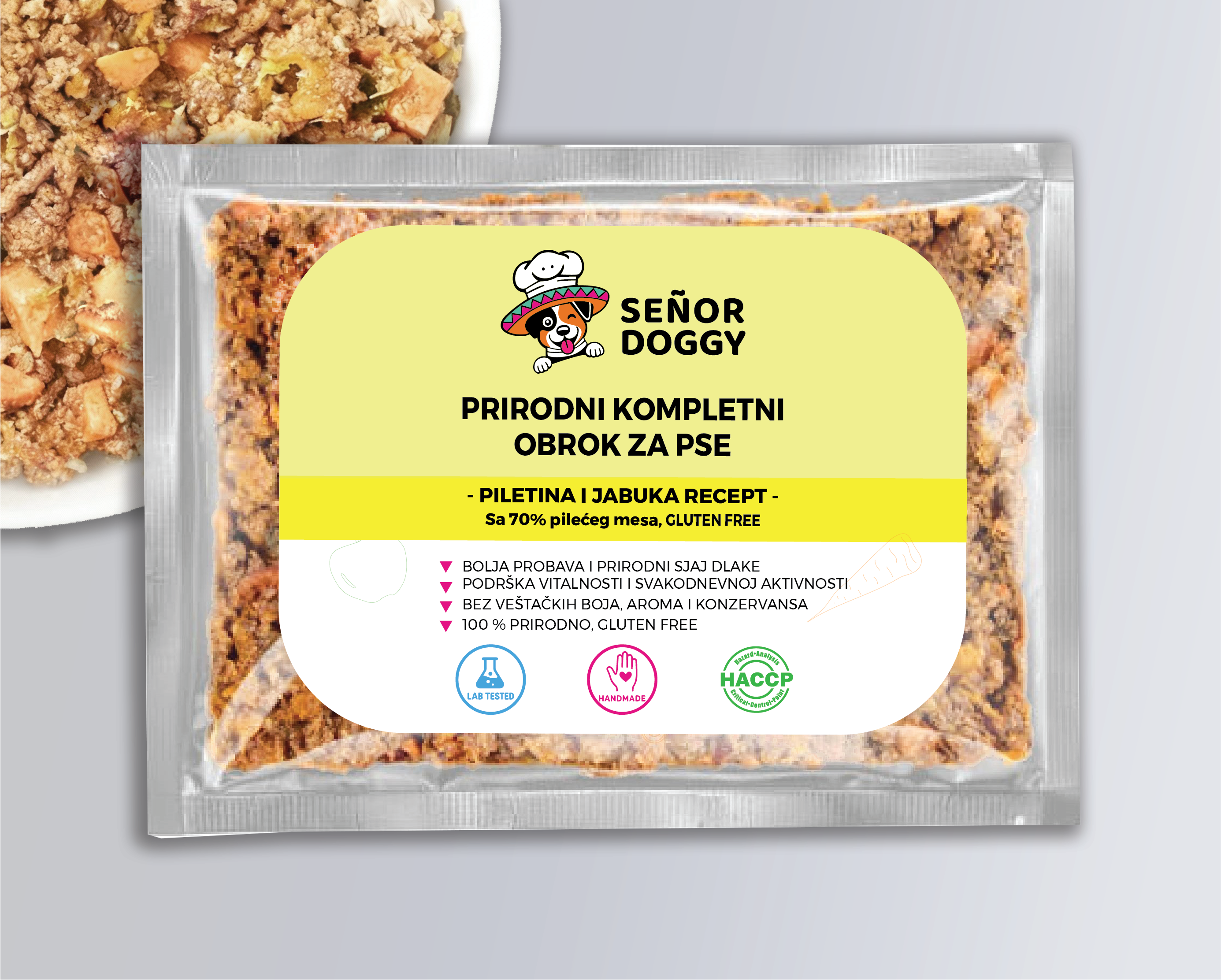 Senor Doggy Kompletni obrok Piletina i jabuka-gluten free